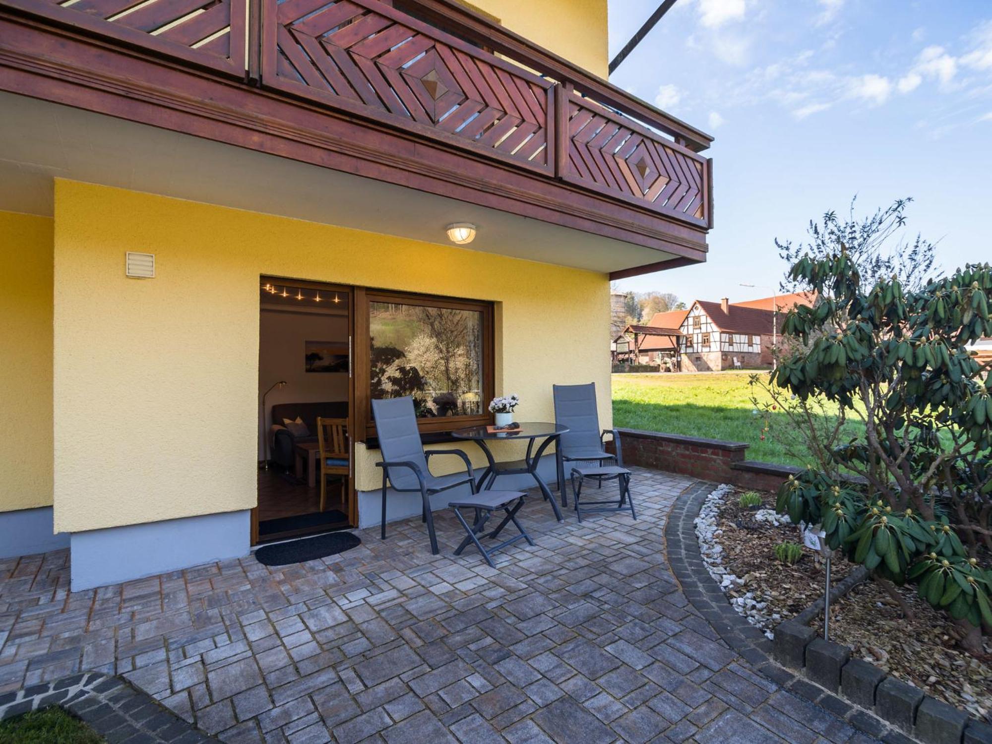 Apartment In The Odenwald With Terrace Mossautal Exterior foto